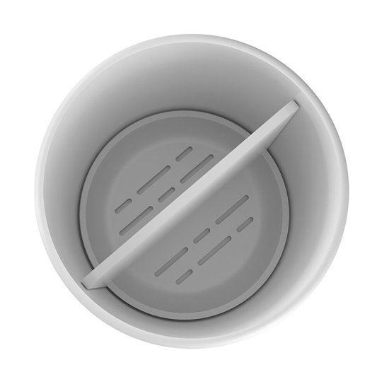 Стакан для ванной Ambient Flux настольный двойной пластик белый (AFX036ABSWT)