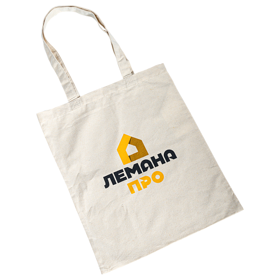 Сумка-шоппер 42x35 см 3 л цвет бежевый