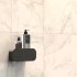 Полка для ванной Flow Radius 200х92х90 мм металл черная (Fl-ra-m20-ч)