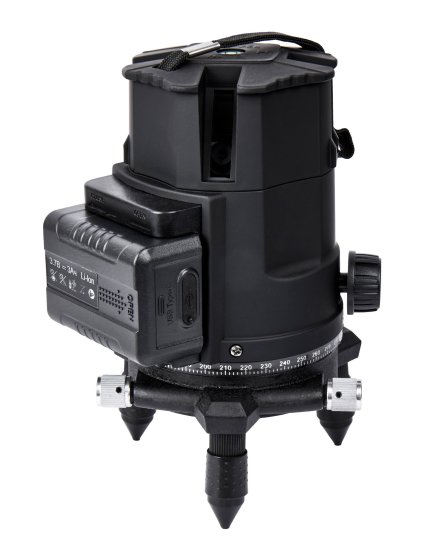 Уровень лазерный Elitech ПЛ 10-4В-ЗЕЛ зеленый луч, 25 м