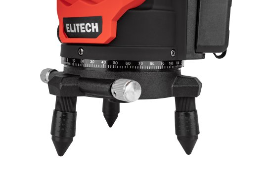 Уровень лазерный Elitech ПЛ 10-4В-ЗЕЛ зеленый луч, 25 м