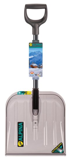 Лопата для уборки снега Val Alpina 78105 92 см поликарбонат с черенком