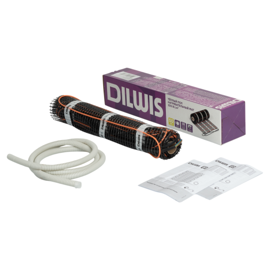 Нагревательный мат для теплого пола DILWIS 1.5 м2 300 Вт