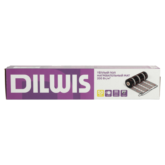 Нагревательный мат для теплого пола DILWIS 1.5 м2 300 Вт