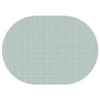 Салфетка для сервировки 32x45 см Минт овальная полипропилен цвет зеленый