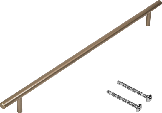 Мебельная ручка-рейлинг Бира матовый никель 288 мм
