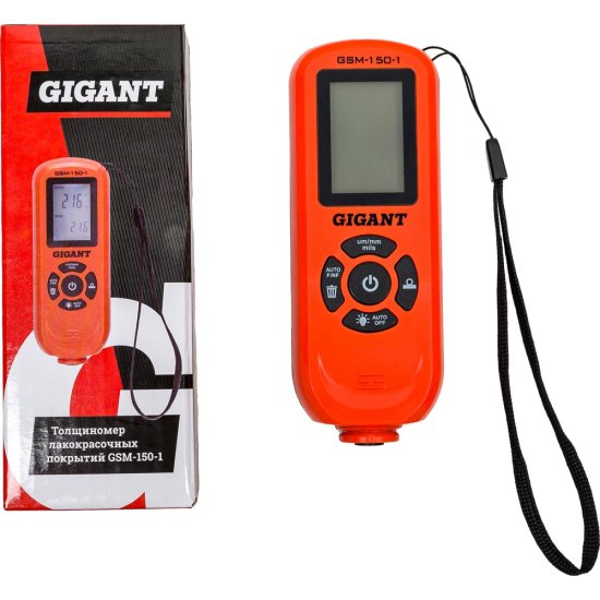 Толщиномер лакокрасочных покрытий Gigant GSM-150-1