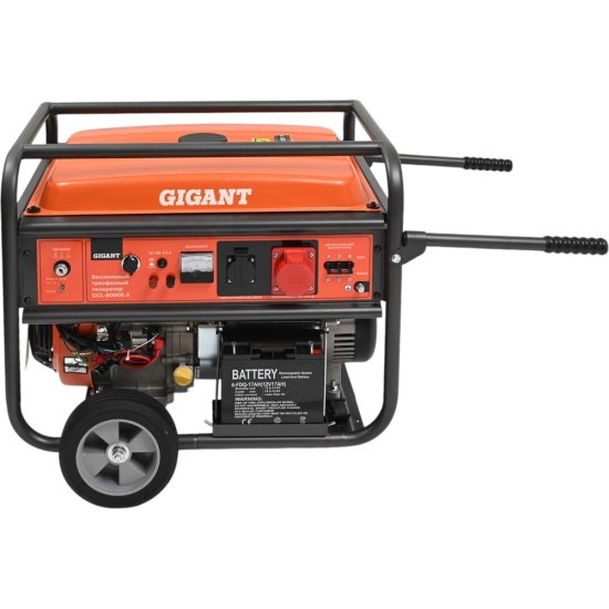 Бензиновый трехфазный генератор Gigant GGL-8000Е-3