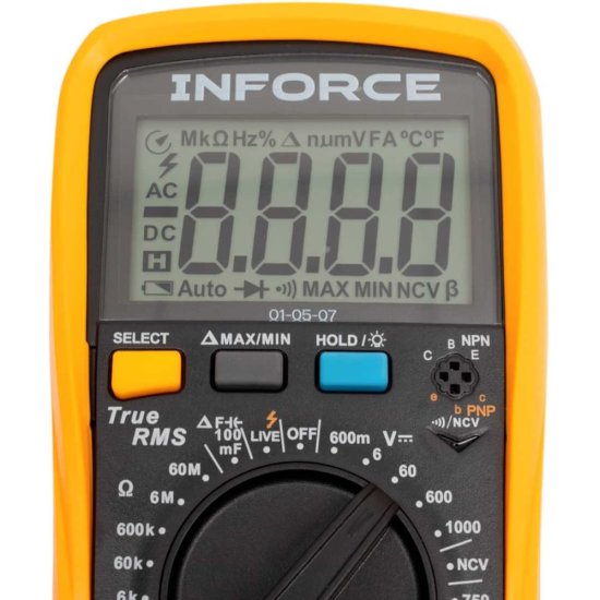 Цифровой универсальный мультиметр Inforce 01-05-07