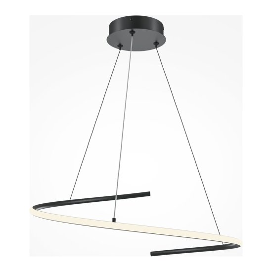 Подвесной светильник MAYTONI Curve Алюминий Черный