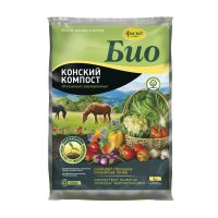Удобрение органоминеральное сухое универсальное гранулированное Компост конский Фаско 2 кг