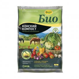 Удобрение органоминеральное сухое универсальное гранулированное Компост конский Фаско 2 кг