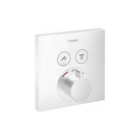 Термостатический смеситель для душа (внешняя часть) Hansgrohe матовый белый Select 15763700
