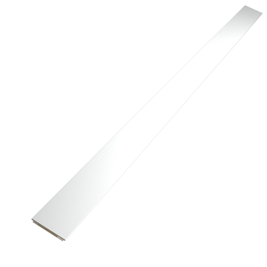 Добор дверной коробки телескопический Ларго Соло Эколайн 2060x200x10 эмаль, цвет белый