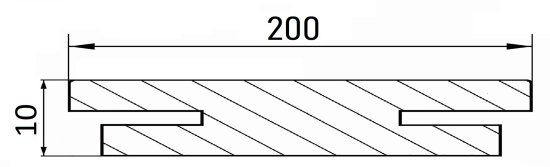 Добор дверной коробки телескопический Ларго Соло Эколайн 2060x200x10 эмаль, цвет белый
