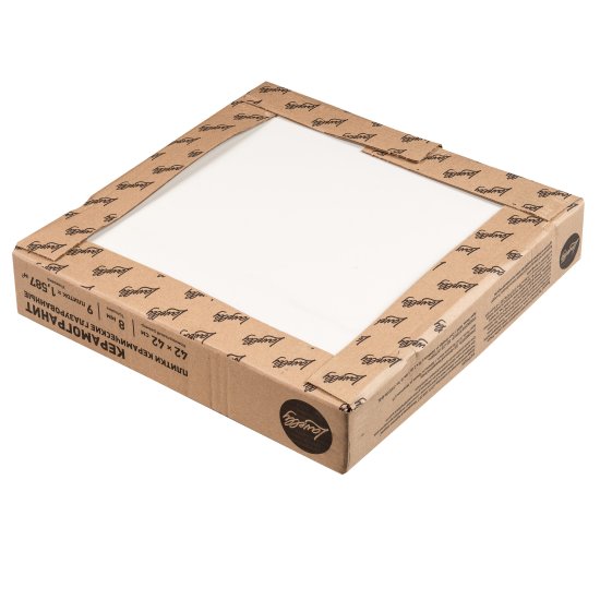 Керамогранит Lavelly Monocrоmo белый 420x420x8 мм (9 шт.=1,587 кв.м)