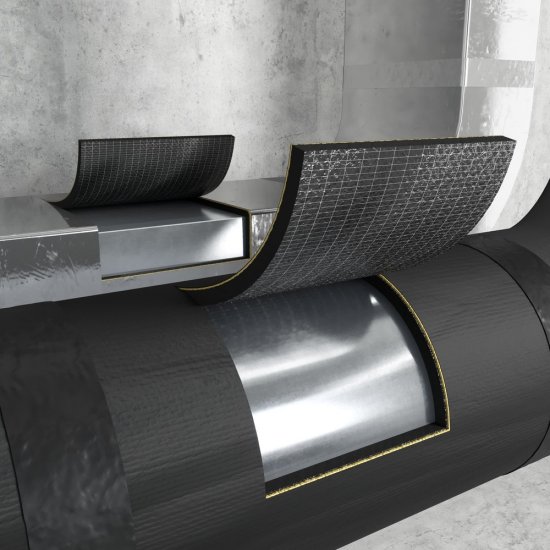 Мембрана звукоизоляционная Звукоизол Флекс 12х1000х2500 мм 2,5 кв.м