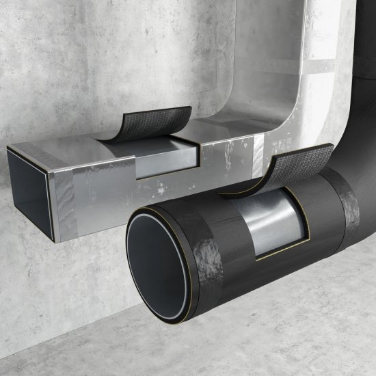 Мембрана звукоизоляционная Звукоизол Флекс 12х1000х2500 мм 2,5 кв.м