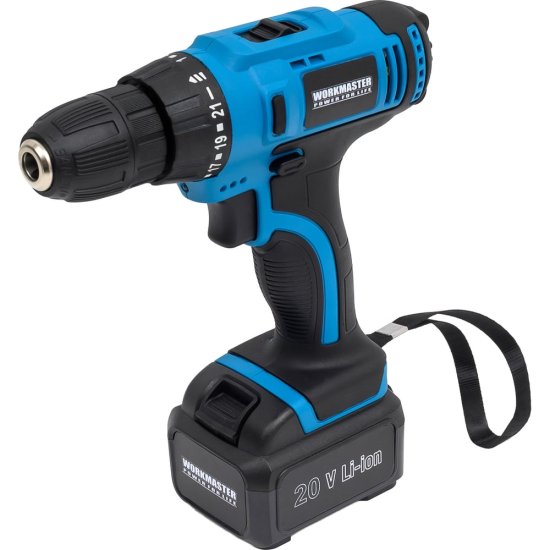 Аккумуляторная дрель шуруповерт WorkMaster АШ-20ЛА-1