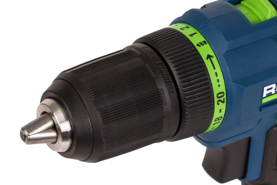 Дрель-шуруповерт аккумуляторная Rockfield RF2002K, 20 В Li-ion 2x2 Ач