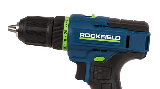 Дрель-шуруповерт аккумуляторная Rockfield RF2002K, 20 В Li-ion 2x2 Ач