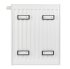 Радиатор панельный Neolaser Ventil Compact 22 500x400 нижнее правое подключение сталь белый