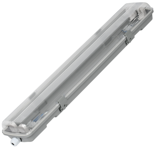 Светильник линейный влагостойкий IEK ДСП 2102 600 мм 2xG13(T8), под светодиодную лампу