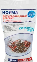 Противогололедный реагент Cemmix Норма 20 кг