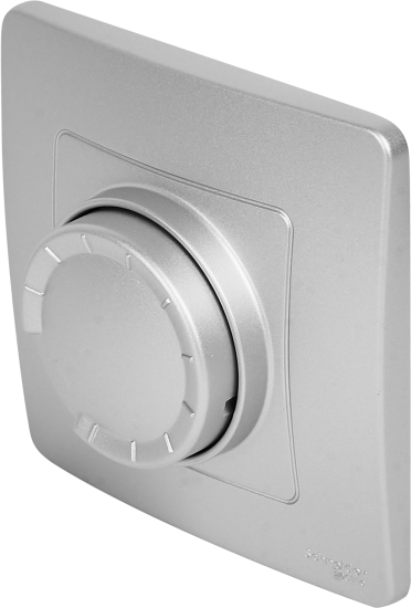 Диммер встраиваемый Systeme Electric Blanca 400 Вт цвет алюминий