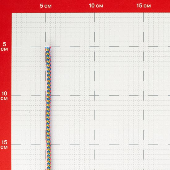 Шнур вязаный полипропиленовый 8 прядей d5 мм