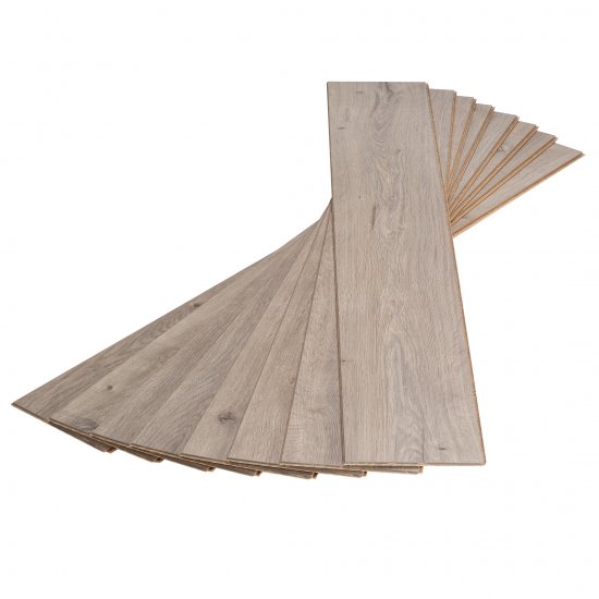 Ламинат 32 класс Egger Home дуб репино серый 1,99 кв.м 8 мм с фаской