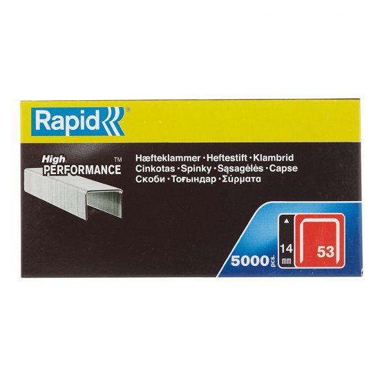 Скобы для степлера Rapid (11860410) тип 53 14 мм (5000 шт.)