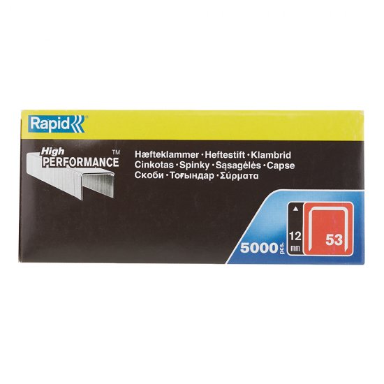 Скобы для степлера Rapid (11859610) тип 53 12 мм (5000 шт.)