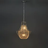 Светильник подвесной Crystal Pava FR1016PL-04S 4 лампы 16 м² цвет хром