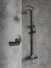 Душевая система Esko Marburg STMB54G со смесителем 3 режима цвет графит