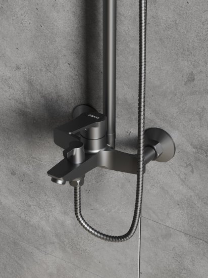 Душевая система Esko Marburg STMB54G со смесителем 3 режима цвет графит