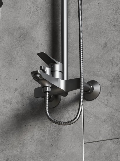 Душевая система Esko Marburg STMB54G со смесителем 3 режима цвет графит