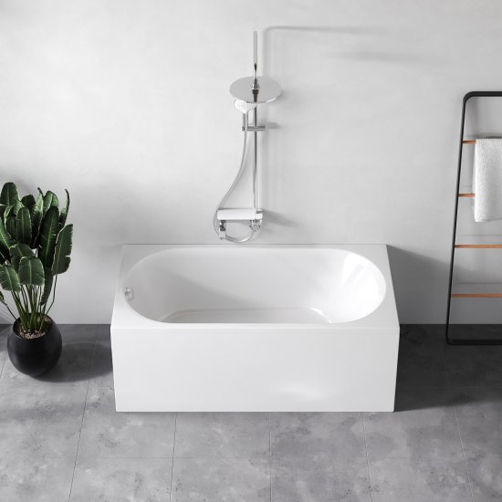 Ванна AM.PM Moxie W9MA-150-070W-A2ROFL акриловая 150x70 см каркас и сифон в комплекте