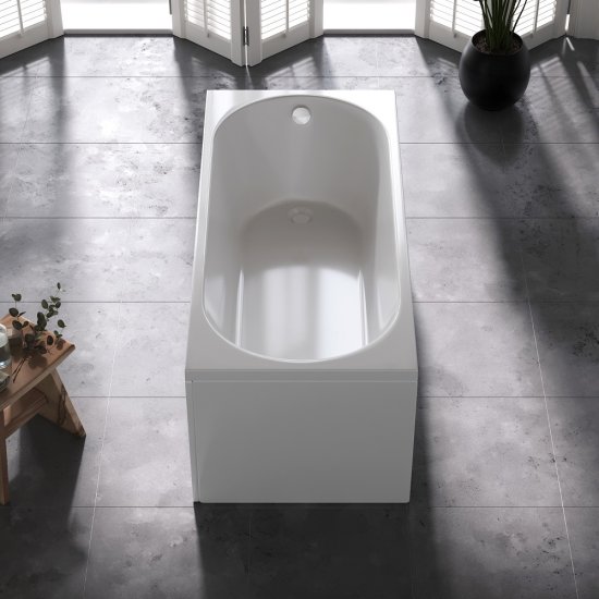 Ванна AM.PM Moxie W9MA-150-070W-A2ROFL акриловая 150x70 см каркас и сифон в комплекте