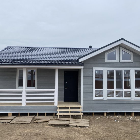 Сайдинг хризотилцементный Фибратек 3000х190 мм серый под покраску КПП