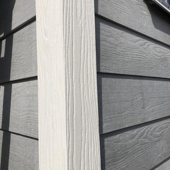 Сайдинг хризотилцементный Фибратек 3000х190 мм серый под покраску КПП