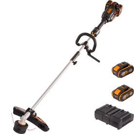 Триммер аккумуляторный бесщёточный Worx WG186E.1 40 В АКБ и ЗУ входит в комплект