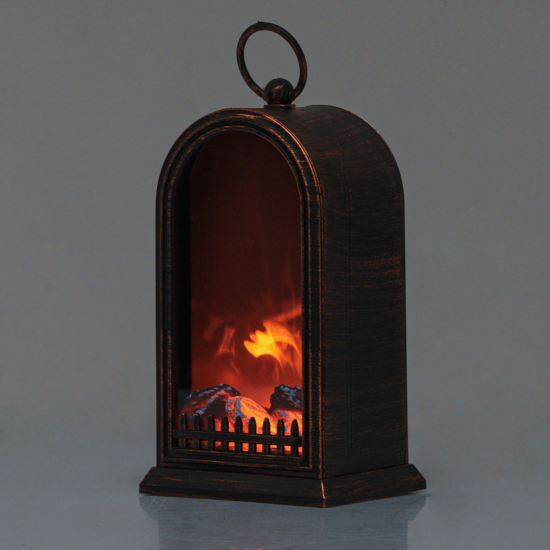 Светодиодный декоративный светильник-камин 