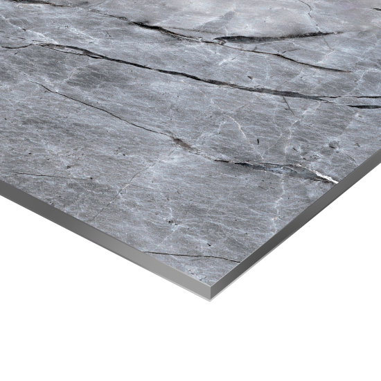 Стеновая панель Alumoart Thunderstorm Grey 53.2.2 300x60x0.4 см алюминий цвет серый