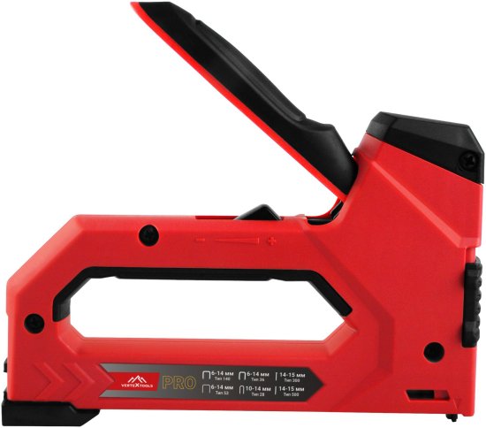 Степлер Vertextools 0043-07 тип скоб 28/53/140/300 6-14 мм