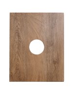 Столешница в ванную Окинава 41x50 см МДФ цвет коричневый