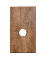 Столешница в ванную Окинава 41x70 см МДФ цвет коричневый