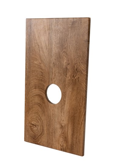 Столешница в ванную Окинава 41x70 см МДФ цвет коричневый