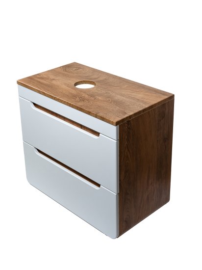 Столешница в ванную Окинава 41x70 см МДФ цвет коричневый