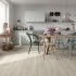 Ламинат 32 класс Quick-Step Creo Plus дуб бежевый выбеленный 1,596 кв.м 8 мм с фаской влагостойкий